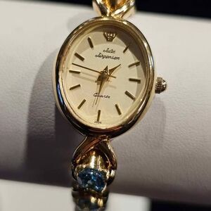 Vintage Jules Jurgensen 7480BT Blue Topaz ladies watch